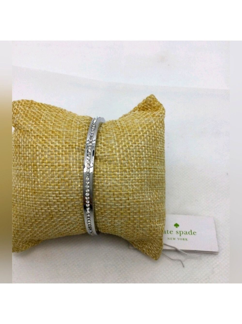 NWT Kate Spade New York Ring It Up Pave Bangle Bracelet 7"